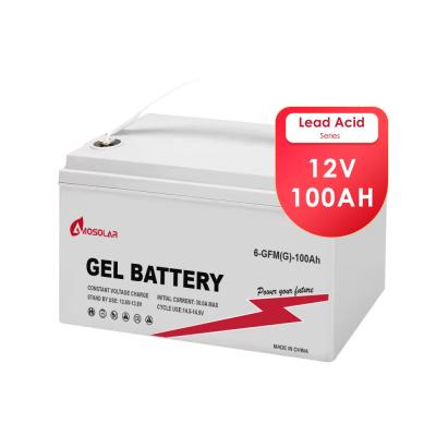 China Deep Cycle Sealed Gel 12V 100Ah 200Ah Lead Acid Battery for Photovoltaic Solar System for sale