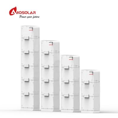 China Amosolar 20kWh Household Lithium-Ion Energy Storage Battery for Hybrid Grid Connection for sale