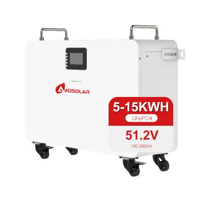 Cina 48V 15Kwh Lifepo4 batteria per la casa ioni di litio 300Ah-400Ah solare 300Ah 400Ah Amosolar in vendita