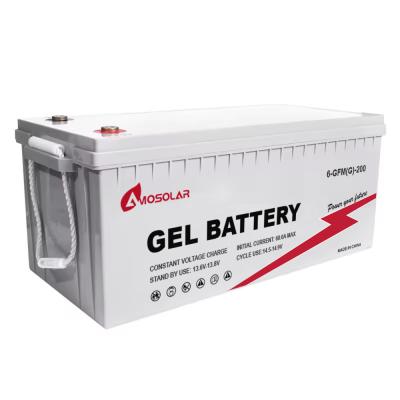 China 3000 Cycle Life Deep Cycle 12V Rechargeable Battery Agm Gel Long Life for Energy Storage for sale