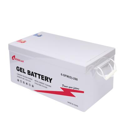 China 12V/24V/36V/48V Amosolar Gel Deep Cycle Battery for Solar System Sealed Lead Acid Battery for sale