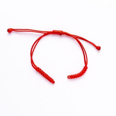 China Lucky Red String Rope Woven Jewelry Handmade Braided Bracelet DIY Friendship TRENDY Adjustable Jewelry Rope Bracelets For Women Men for sale