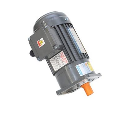 China 100W GV22 22mm Shaft Diameter Totally Enclosed Vertical Gear Light Duty Motor for sale