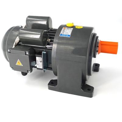 China Building Material Shops 1hp 2hp 3hp 4hp 5hp Single Phase High Quality Foot Mounted Helical Gear Motor for sale