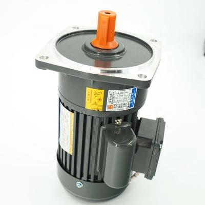 China CV0.75KW Vertical Gearbox 2# Totally Enclosed Brake 750W GV28 AC Small Gear Three Phase Magnetic Motor for sale