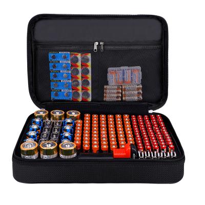 China Silicone Coated Closed Zipper Battery Organizer Waterproof Explosion-proof Storage Case Fireproof Safe Box for sale