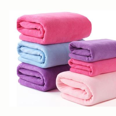 China Wholesale High Quality QUICK DRY Super Absorbent Super Soft Microfiber Bath Towel Velor Beach Towel for sale