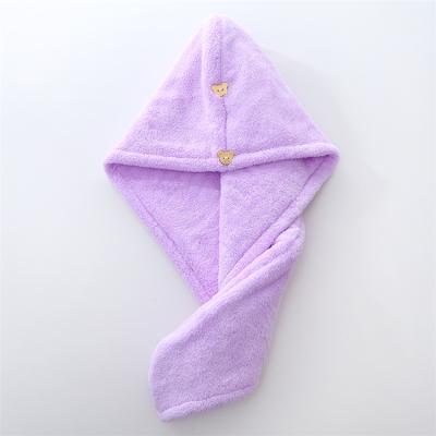 China Disposable Customized Microfiber Polyester Thin Hair Turban Quick Drying Towel Turban Wrap Customized for sale