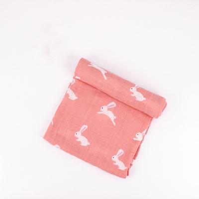 China Producer Product Custom Anti-pilling Print Muslin Fabric Wrap Muslin Baby Cloth for sale