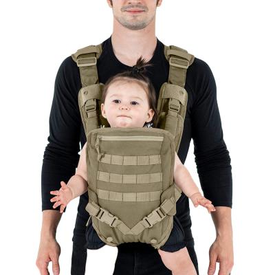 China Hot selling BSCI Factory Premium Travel Comfortable Ergonomic Custom Tactical infant and Baby Carrier bag for sale