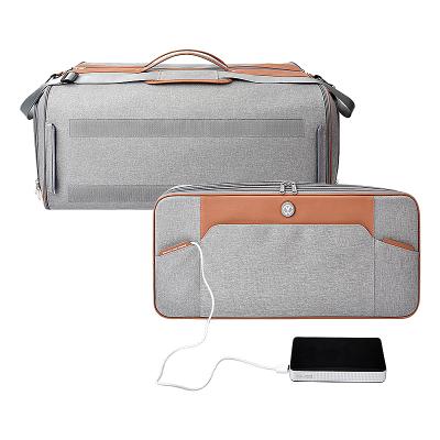 China Newest Luxury Multi-function UVC Cleaning Travel Duffle Bag Garment bags with UVC LED Light for sale