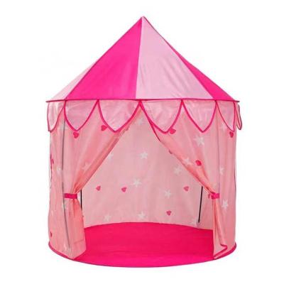 China Toy Prince Princess Easy Folding Inflatable Up Kid Indoor Pop Up Soft Pink Toy Blue Castle Teepee Kids Tent House Teepee Play Tent for sale