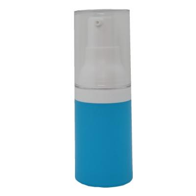 China Cosmetic Free Sample 15ml ACP Pump Bottle Airless Cosmetic , PP Plastic Airless Cosmetic Bottle for sale