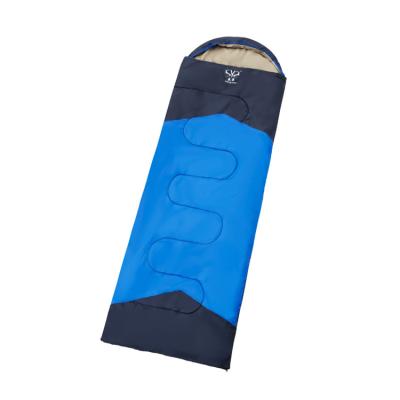 China Pancake Style Portable Ultralight Winter Outdoor Adults Compact Single Logo Cotton Rectangle Camping Custom Sleeping Bag for sale