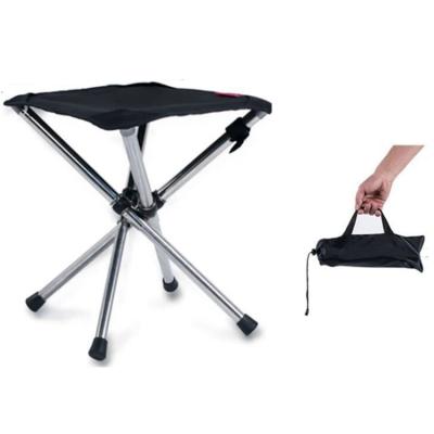 China Easy-carry Chair Legs /Foot Pads /Stainless Steel Are Camping Travel Stools Super Compact Foldable Non-Slip Telescopic Chair Super Light Weight Tiny Size Fishing Stool Seat For Hiking for sale