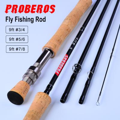 China Lightweight 2.7M Four Sections High Carbon Fly Fishing Rod 9 Feet Fishing Rod 3/4#5/6#7/8# Fly Rod for sale