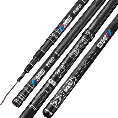 China High Quality Multi Size High Carbon Fiber Carbon Fiber Telescopic Fishing Rod For Saltwater Freshwater Taiwan for sale