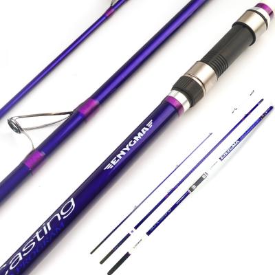 China Carbon Sells 3 Sections 4.2m Carbon Surf Spinning Rod Carbon Surffishing Rod Wholesale Surfcasting Fishing Rod for sale