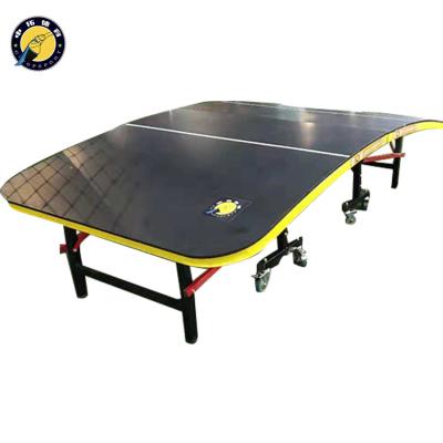 China Foldable and mobile ping pong table prices indoor folding ping pong table tennis table for sale