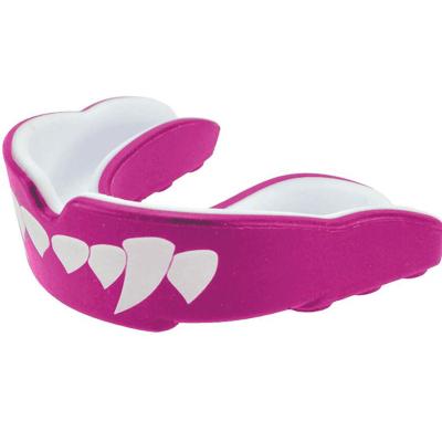 China Wholesale Custom Made Muttahida Majlis-e-Amal POE Or EVA Logo Printed Sports And Big Size Boxing Gumshied Mouth Guard For Sale for sale