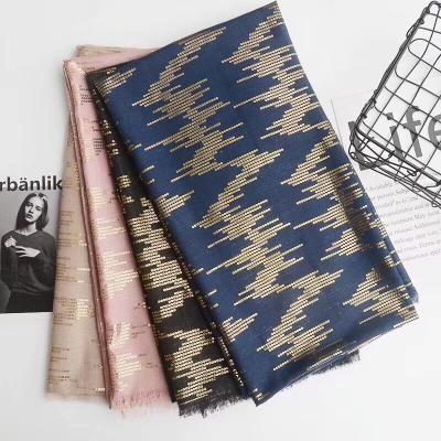 China Cheapest Fashion Muslim Muslim Scarf Hotsale Women's Islamic Shawls Head Wraps Muslim Headscarf Women Gilding Luxurious Hijabs for sale