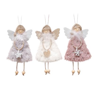 China Christmas Angel Doll Pendant Christmas Xmas Tree Hanging Holiday Party Decor Pendant Ornaments for sale