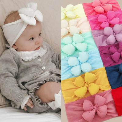 China Eco-Friendly Headband Baby Headwear Newborn Infant Elastic Hair Hangers Hair Accessories Various Color for sale