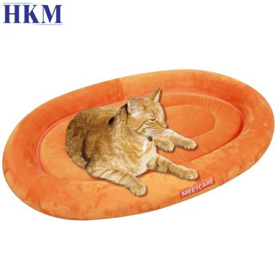 China High Quality Breathable High-end Sensitive Pet Cushion Mat Can Be Rattan Be Customized Fashion Orange Couch Soft Pet Sleep Bed for sale