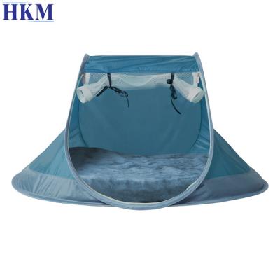 China Cheap Travel Oxford New Design Customize Blue Foldable Portable Lake Pet Playhouse Tent for sale