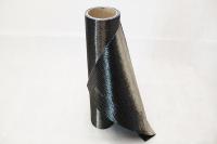 China Civil Structure Black 300gsm 600gsm CFRP Carbon Fiber and 1.6% Elongation Material for sale