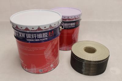 China Do solvente esparadrapo da resistência de choque da fibra do carbono relação conveniente livre da mistura à venda