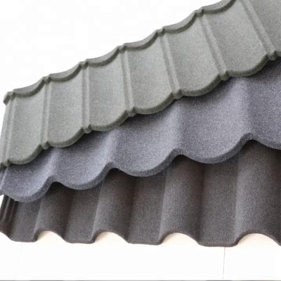 China Contemporary Aluminum Zinc Material Stone Coated Metal Roofing Classic Type for sale