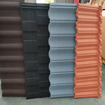 China Modern Gambia Stone Roofing Sheets / Metal Roofing Color Tile for sale