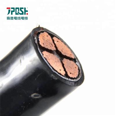 China Low Voltage 1/6KV 600V Underground Electric PVC Sheath Copper Cable Wire Multi Core External Power Cable for sale