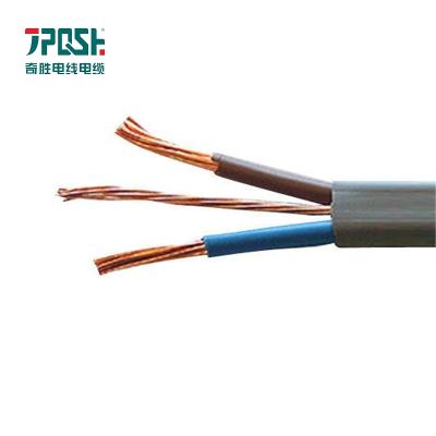 China Construction Price Electrical Cable 10mm 2 Core 2.5sqmm 1mm 4mm 6mm 16mm PVC Copper Wire BVV Electrical Flexible Power Cable Electrical Cable for sale