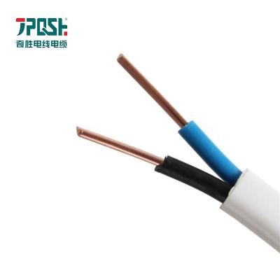 China Factory Supply 2 Indoor PVC Jacket Core 3 Core PVC Insulation White Apartment Cables Wire Electrical for sale