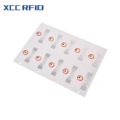 China Waterproof / factory 3*7 high frequency XCCRFID rfid 13.56mhz smart card prelam sheet inlay PVC waterproof sheet for sale