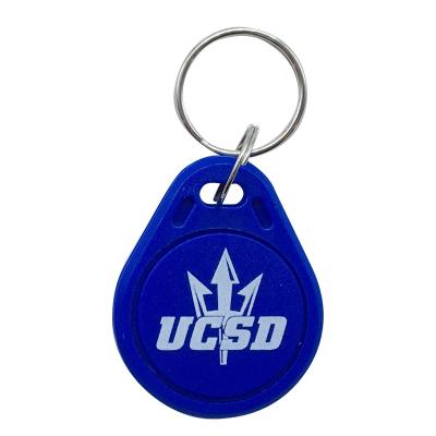 China XCC ABS Waterproof/Waterproof Custom RFID TK4100 125khz RFID Keyfob for Door Access Control Systems for sale