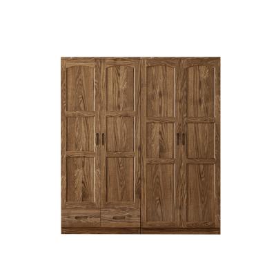 China (Others)Adjustable Wooden Wardrobe Bedroom Furniture Solid Wood Combination Wardrobes for sale