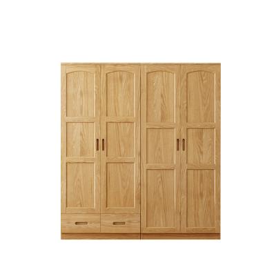 China Wooden Clothes Wardrobe (Other) Solid Wood Home Bedroom Furniture Adjustable Wardrobes for sale