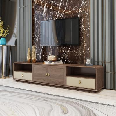 China Factory Wholesale Nordic Modern Solid Wood Convertible TV Stand Cabinet From China for sale