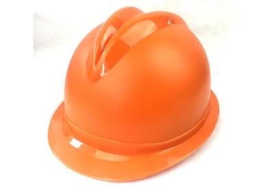 China Practical Construction Safety Helmets / Orange Construction Helmet ANSI Certificated for sale