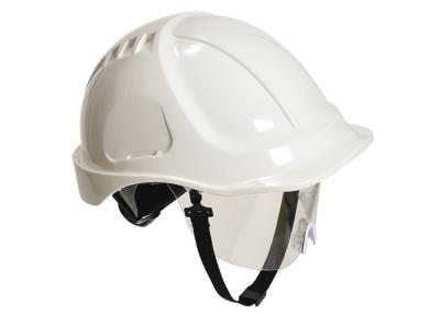 China OEM Available Construction White Helmet , Safety Hard Hats Resists Low Voltage Shocks for sale