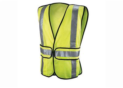 China Comfortable Reflective Safety Vest , Lightweight Security Hi Vis Vest Polyester Material for sale