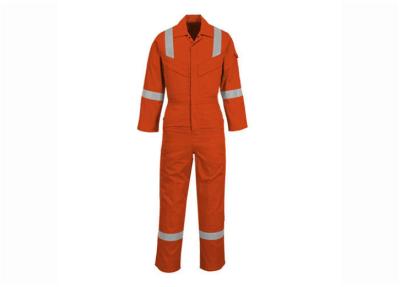 China Oil Field Industrial Work Uniforms Fire Resistant Cotton And Polyester Material for sale