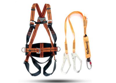 China Orange Safety Harness Belt / Safety Belt Fall Protection For Performing Aerial Work for sale