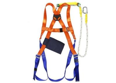 China Universal Size Full Body Harness Safety Belt EN361 / EN358 Standard With Lanyards And Hooks for sale