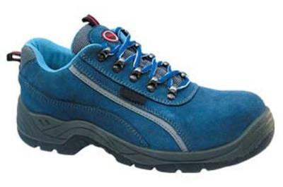 China Protection Feet Navy Blue Work Shoes , Low Cut Safety Shoes Chemical Resistant for sale