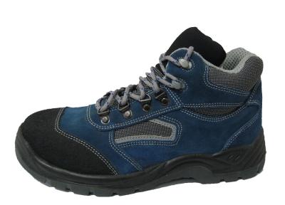 China Beautiful Blue Comfortable Safety Toe Shoes Steel Toe And Steel Plate Available for sale