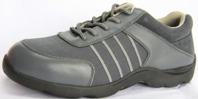 China Insulative Comfortable Steel Toe Work Shoes / Grey Work Shoes Heat Resistant for sale